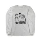 足湯のなかよしさんにんぐみ Long Sleeve T-Shirt