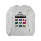 ri_animaldesignのthe game has just begun ロングスリーブTシャツ