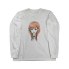 🐶シュナといろいろ🎨の三つ編み女の子 Long Sleeve T-Shirt