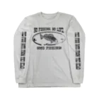 猫と釣り人のAINAME_8KS ロングスリーブTシャツ