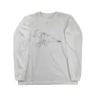 Owl and Potato Creationのパラサウロロフス 草食系 ジュラシックランチ Long Sleeve T-Shirt