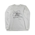 ぺんぎん24の【ドラマ着用デザイン】風に吹かれるゴールデン(ダークグレー) Long Sleeve T-Shirt