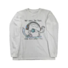 itsuto-こねこしょうしょうめんへらの両面「こわくないじかん」 Long Sleeve T-Shirt