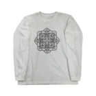 ARIGATOU-81のMANDALA •56• (B) ロングスリーブTシャツ