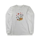 モカパンの群れの秋をたのしむパンダ Long Sleeve T-Shirt