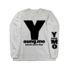 young.moのBIG Y oung. WHITE Long Sleeve T-Shirt