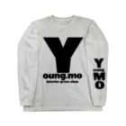 young.moのBIG Y oung. WHITE ロングスリーブTシャツ