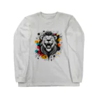 リトルスター・クローゼットの#laughing animal art Long Sleeve T-Shirt