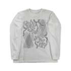 TSUTOMUiDaのTSUTOMUiDa_drawing21_TEMPEST Long Sleeve T-Shirt