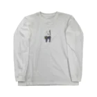 yoritomo's GALLERYのnoraneko  野良猫コーヒー Long Sleeve T-Shirt