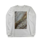 Tink_handmadeのTinkテクスチャーアート大理石 Long Sleeve T-Shirt