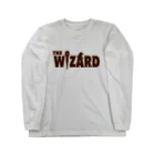 indigo_blue_moonのTHE WIZARD (魔法使い) ロゴ Long Sleeve T-Shirt