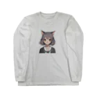 ニャン丸の転生猫 Long Sleeve T-Shirt