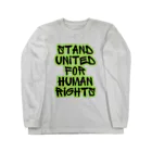 chataro123のStand United for Human Rights ロングスリーブTシャツ