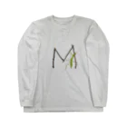 aicecreamの【M】カマキリついてるよ！イニシャル Long Sleeve T-Shirt