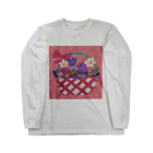 chami＊designのhana kago art Long Sleeve T-Shirt