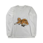 篠山。の秋田犬 Long Sleeve T-Shirt