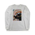 BATKEI ARTのVサイン Long Sleeve T-Shirt