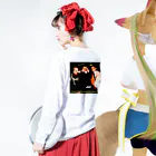 虚空のatmosphere Long Sleeve T-Shirt :model wear (back, sleeve)