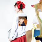 ハナナチョビンソン・D・プルルペロッチの彼女な子 Long Sleeve T-Shirt :model wear (back, sleeve)