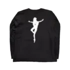 Ayano Ballet Studio 〜passé〜　アヤノバレエスタジオパッセのnew BLACK ロゴ Long Sleeve T-Shirt :back