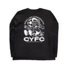 マチダタケルのSUZURIのお店のCYFC | CROSSING YOUTH FOOTBALL CLUB Long Sleeve T-Shirt :back