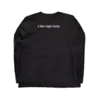 gabrielleのポニーテールとハイキック Long Sleeve T-Shirt :back