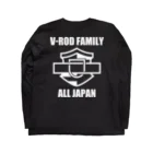 ivoryのV-ROD Family ロンT 2023年版_BLACK ロングスリーブTシャツの裏面