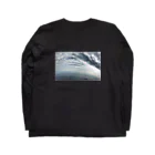 SHABBAT MOON のlandscape Long Sleeve T-Shirt :back