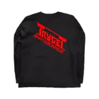 TRYGETサンプル実験中のTRYGET 黒　Ver2 ロングスリーブTシャツの裏面