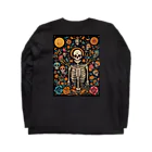 Skull sectionの月とドクロ ロングスリーブTシャツの裏面