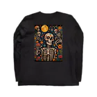 Skull sectionの満月とドクロ ロングスリーブTシャツの裏面