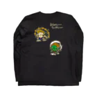 Siderunの館 B2の【バックプリント】画伯チックな風神雷神 Long Sleeve T-Shirt :back