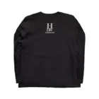 HDWの和鋏シロ ロングスリーブTシャツの裏面