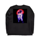 mmmzKのjellyfish_ネオン Long Sleeve T-Shirt :back