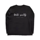 【岡山水質調査隊】の【岡山水質調査隊】公式サポーター オリジナル Long Sleeve T-Shirt :back