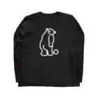 grandeviolaDESIGNの熊！ホワイトバージョン！ Long Sleeve T-Shirt :back
