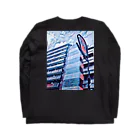 翔のBLACK OUT Long Sleeve T-Shirt :back