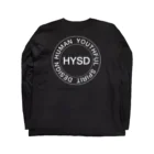 HYSDのHYSD サークルロゴ ロングスリーブTシャツの裏面