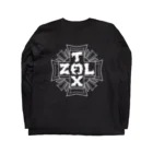 Zoltax.のTegaki logo Long Sleeve T-Shirt :back