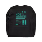 ノブ太のアパレルの悩める若者サイコグリーン Long Sleeve T-Shirt :back