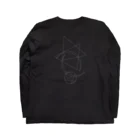 enigma?の#001 解脱-白- Long Sleeve T-Shirt :back