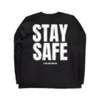 STAY SAFE IF YOU LOVE SOME ONEのSTAY SAFE IF YOU LOVE SOME ONE / ホワイトプリント バック ロングスリーブTシャツの裏面