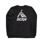 BCRN-westのBCRN-west オリジナルロゴ白G Long Sleeve T-Shirt :back