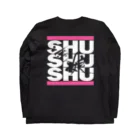 SHUSHUSHUの『シュシュシュの娘』グッズ（濃色） 롱 슬리브 티셔츠の裏面