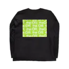 THE ORのTHE OR ロングスリーブTシャツ1 Long Sleeve T-Shirt :back