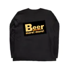 キリン二番搾りのビールモアモアバックプリント ロングスリーブTシャツの裏面