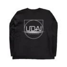 UDAI YAKUのUDAI公式ロゴグッツ ロングスリーブTシャツの裏面