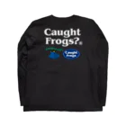 Caught Frogs®︎のバックプリント　ロンT ロングスリーブTシャツの裏面