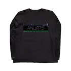 waffle_studio：sasami_shitの---ANU815---glitch Long Sleeve T-Shirt :back